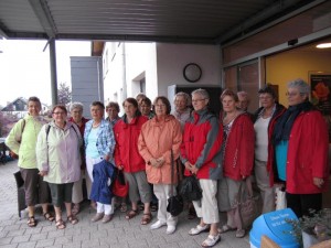 Die Frauen vom "Offenen Abend" bei ihrer Radtour