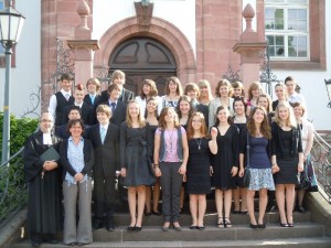 Konfirmanden und das Team