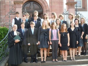 die Meißenheimer Konfirmandinnen und Konfirmanden