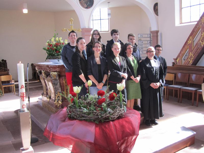 einige Teamer aus der Konfirmandenarbeit