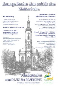 Plakat Riedwoche Plakat zur Riedwoche 2010