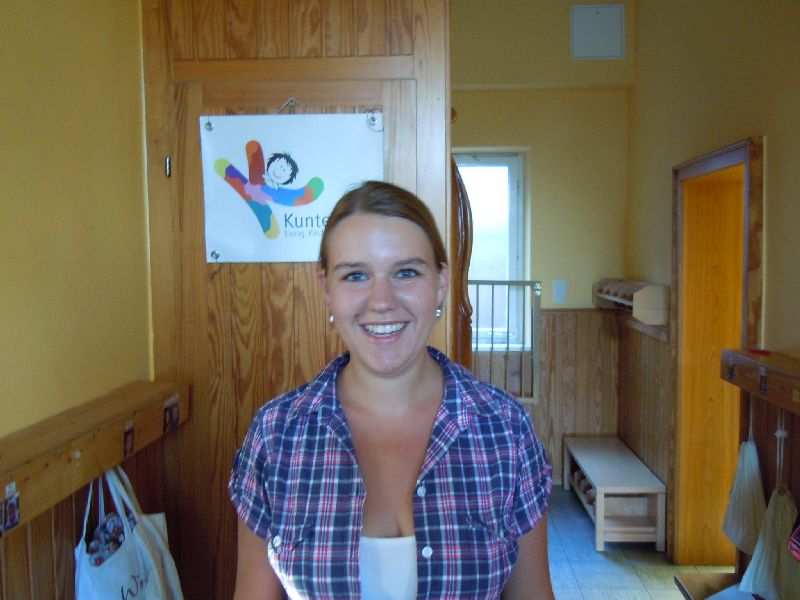 Sarah Dumont klein Sarah Dumont, die neue Kindergartenleiterin