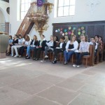 Bild Konfirmanden beim Vorstellungsgottesdienst1