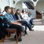 Bild Konfirmanden beim Vorstellungsgottesdienst2