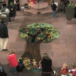 So sieht der Apfelbaum von oben aus