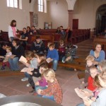 aufmerksam machen die Kinder mit