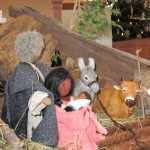 die heilige Familie aus der Krippe