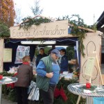 auch der Kirchenchor hatte einen Stand