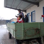 der Wagen ist fast voll