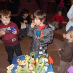 es ist gut, was es beim Fest gibt