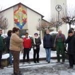 Lagebesprechung vor der Aktion